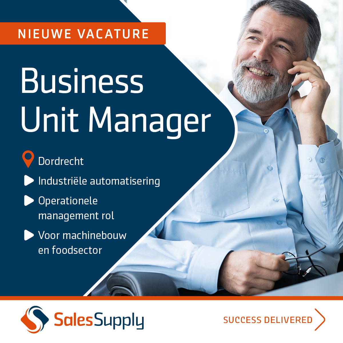 Nieuwe vacature Business Unit Manager Industrial Automation